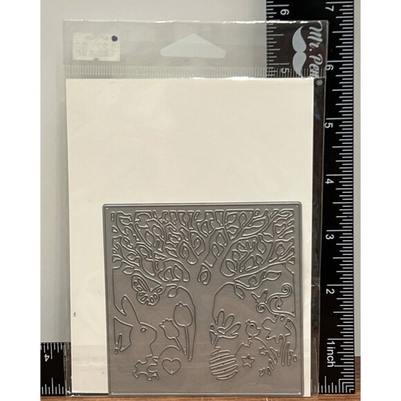 Intricate Tree & Animal Steel Die Cut By Impression Obsession DIE264-ZZ EASTER - Picture 2 of 2